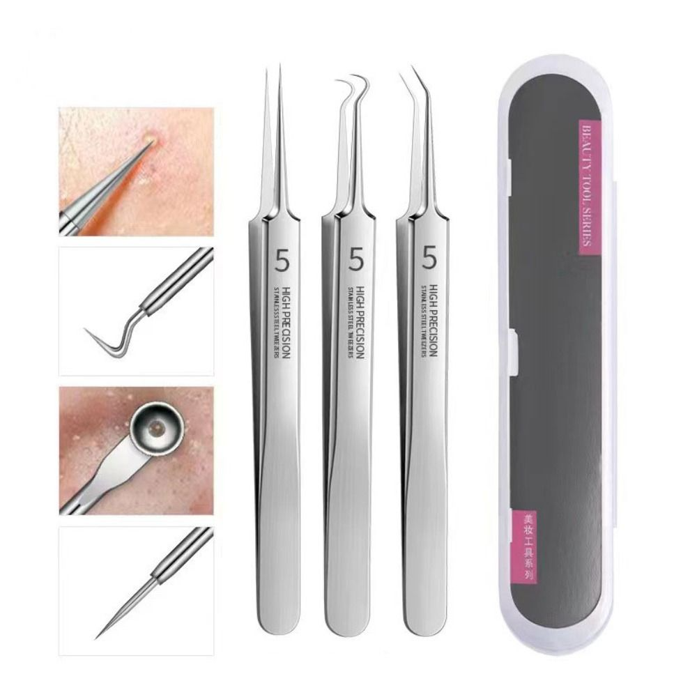 NDI Beauty Precision Stainless Steel Tweezer - Curved