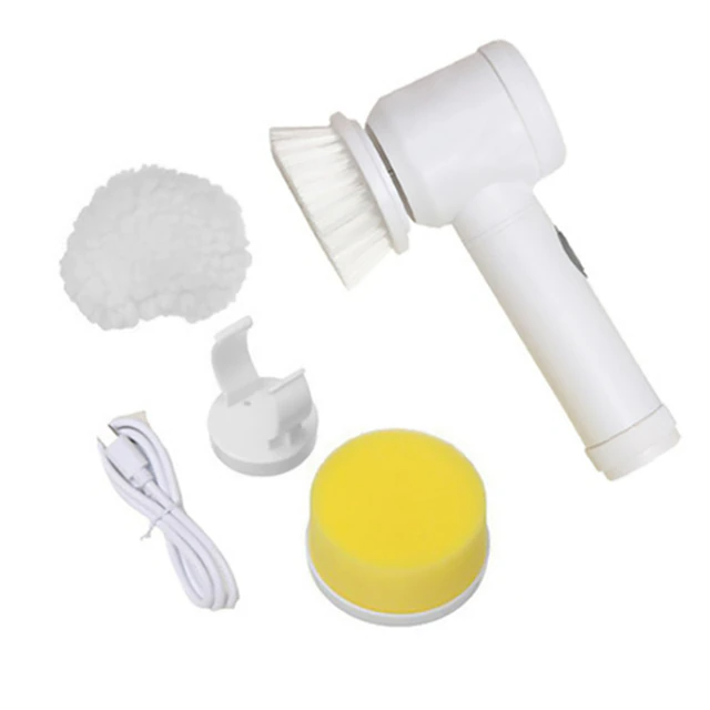 Electric Cleaning Brush Handheld Bathtub Tile Brush Kitchen Sink Cleaning  Tool