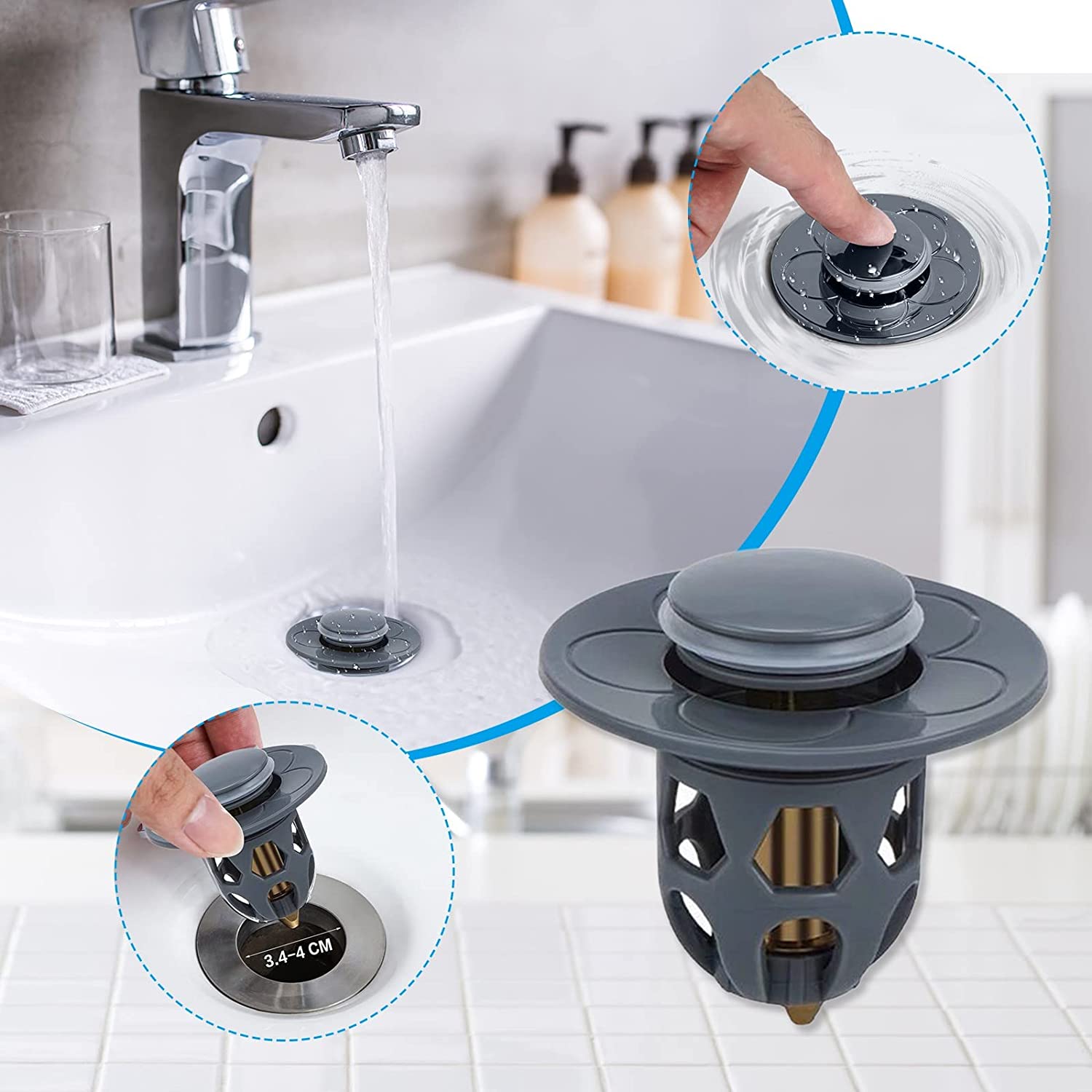 kitchen sink drain stopper