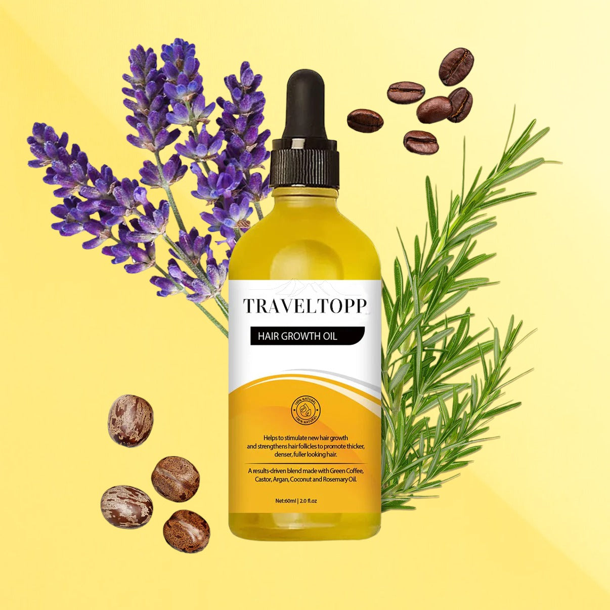 TravelTopp™ Natural Hair Growth Oil
