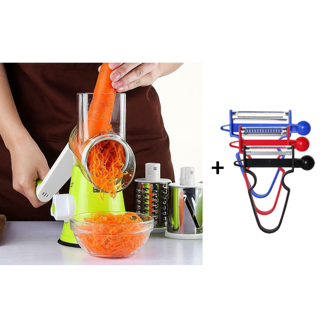 Kitchen Master All-in-One Rotary Grater and Slicer