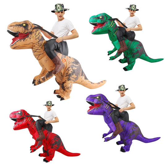 Inflatable Riding Dinosaur Costume