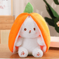 TravelTopp™ Carrot Rabbit Plushie