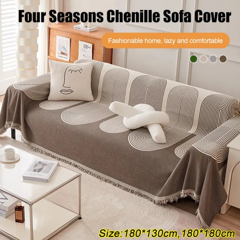 TravelTopp™ Reversible Chenille Sofa Cover
