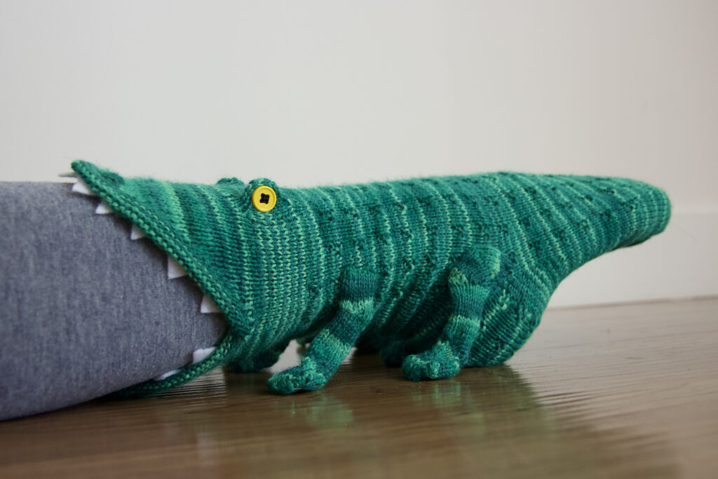 TravelTopp™ Crocodile Knitted Socks