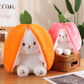 TravelTopp™ Carrot Rabbit Plushie