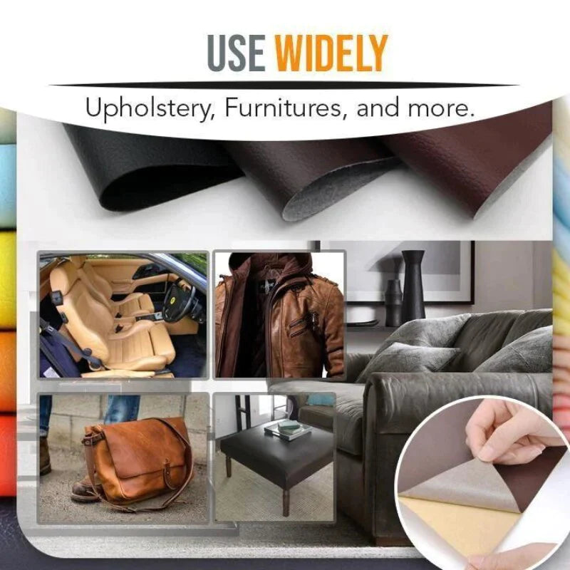 Self Adhesive Leather For Sofa Repair Patch Furniture Table Chair