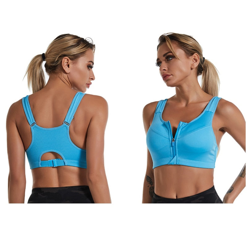GOTOTOP Women's Strong Support Sports Bra Push up Support