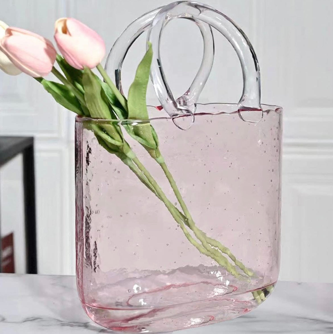 TravelTopp™ Glass Purse Vase