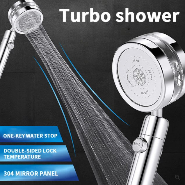 TravelTopp™ Turbo Shower Head
